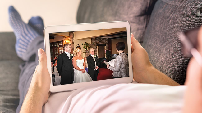 wedding live streaming wales