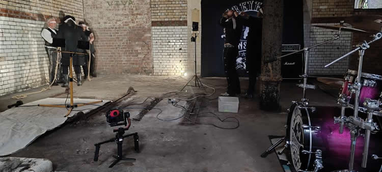 music video shoot