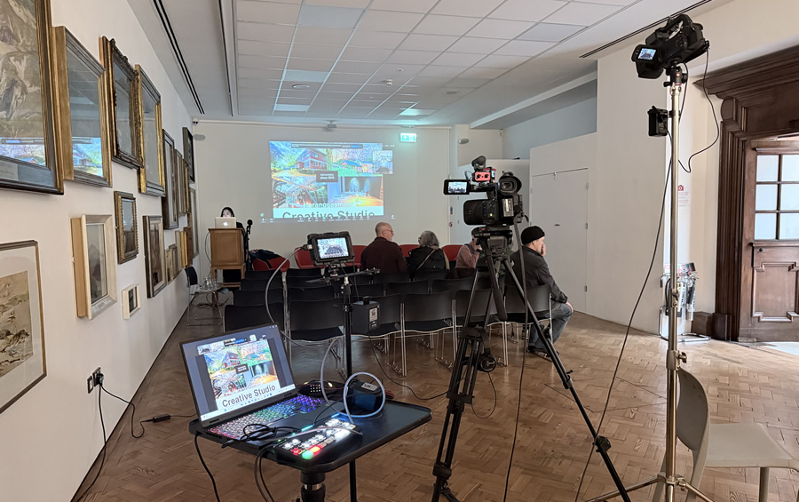 live stream at Glynn Vivian art gallery in Swansea