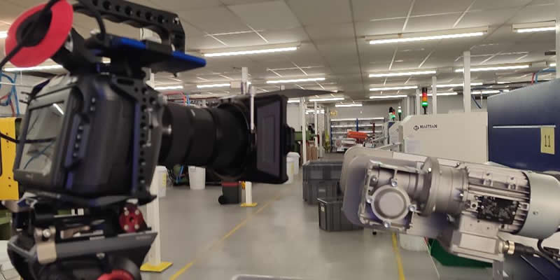 industrial workplace filming